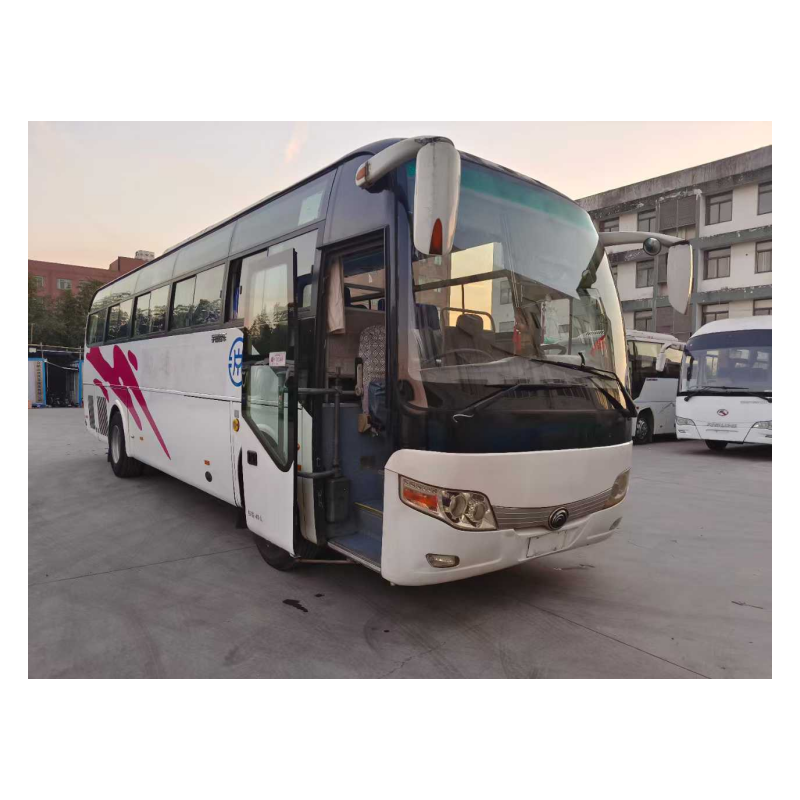 Second-Hand Diesel Manual Transmission Used Tourist Bus Euro 3 Emission Standard LHD Steering Used Yutong Bus Luggage Rack